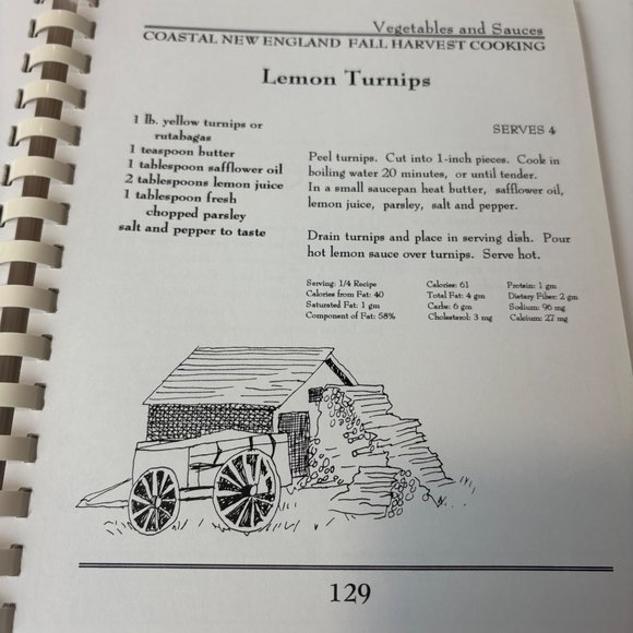 Lot 2 Coastal New England Spiral Hardcover Favorite New England Recipes Cookbook - Picture 13 of 15